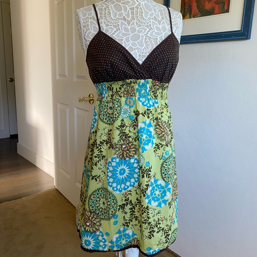 Chic Floral Spaghetti Strap Dress